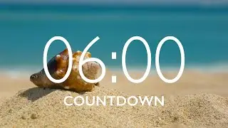 6 Minute Timer with Music and Alarm 🎵⏰