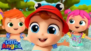 Splash Splash Family Fun Time! 🌊 Little Angel | Community Corner 🌸| Kids Sing and Play