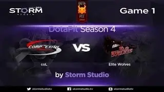 Elite Wolves vs coL, DotaPit Season 4, game 1