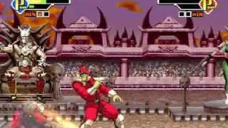 SWG Mugen - God Akuma vs Shin Bison