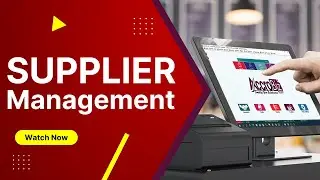 SUPPLIER MANAGEMENT | Create, Edit, Delete, Statement, Tracking Etc..