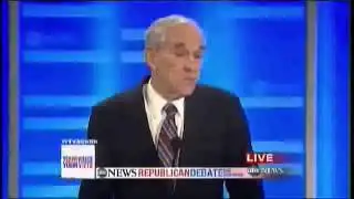 Ron Paul Highlights &infin; New Hampshire Debate (2/2) 1-7-12