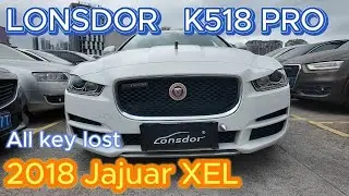 How to Program Smart Key on 2018 Jaguar XE (All Keys Lost) with Lonsdor K518 Pro?