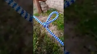 How to tie a SLIPPERY KNOT?#knot #knotskill #campinghacks #rope #knotting #campingknots #