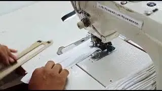 How to attach shirt collar band with pattern