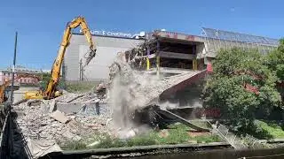 Riga, Latvia 4K - Demolition near the Central Market
