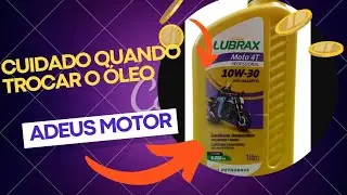 como trocar o óleo da moto?  lubrax vale a pena?