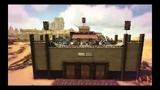 Ark Survival Evolved - My Base on the Scorched Earth Map (Singleplayer)