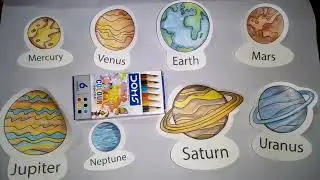 how to draw planets - Mercury, Venus,Earth ,Mars, Jupiter, Neptune, Saturn, Uranus.....