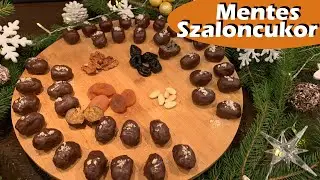Aszalt Szilvás-Marcipános és Zserbós Szaloncukor, cukormentesen, marcipán recepttel | HagymaLekvár