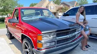 “WE ARE GIVING AWAY THIS TRUCK” Cowl Hood install 88-98 C-1500 365 rwhp LS1 swapped Chevy Silverado