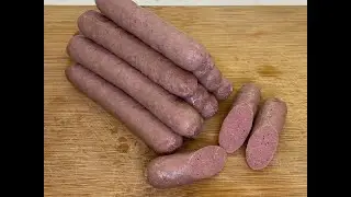 All beef Frankfurter sausage (skinless sausage ) (step by step)