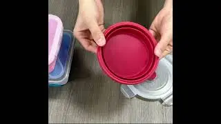 Wow！The silicone lunch box！