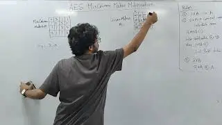 AES MixColumn Matrix Multiplication -  Cryptography & Network Security