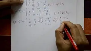 VTU Engineering Maths 1 Gauss Jordan Method interesting example(PART-2)
