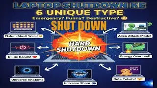 💻 PC को Shutdown करने के 6 Smart Tarike | Easy & Fast Method in Hindi 2025 all pc and laptop working