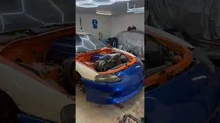 V MOUNT COOLERS on TOYOTA SOARER?!  #engineswap #m111turbo #vmount #toyotasoarer #jzz30
