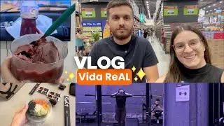 minha rotina real: mercado, treino e jantinha de casal