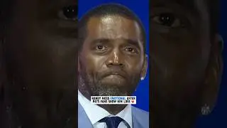 Randy Moss got a standing ovation at Tom Brady&rsquo;s Patriots HOF ceremony 👏 (via @patriots)