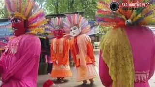 Meriah ondel ondel di pinggir jalam || ngarak ondel ondel betawi