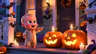 Pumpkin Party on Halloween | Spooky Fun Song for Kids | Happy Halloween Rhyme 🎃