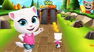 Talking tom gold run - Angela runs in Ginger's Farm (Don't miss) - part #53