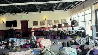Sound Bath Elder, 78, and Bandmates Play to Full Room!