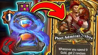 I Stole a GOLDEN Tethys! | Hearthstone Battlegrounds