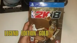 Unboxing NBA2K18 Legend Edition Gold