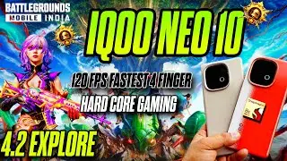 Finally 4.2 Update BGMI | IQOO NEO 10 120 FPS GAMEPLAY TEST | WITH ORIGIN OS 6#bgmilive #iqooneo10