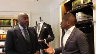 Joseph Farodoye Up Close and Personal with Hackett of London
