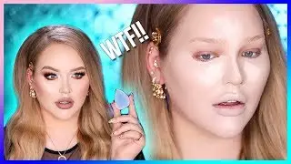 WORLD'S WEIRDEST MAKEUP SPONGE?? IT'S FUZZY!!