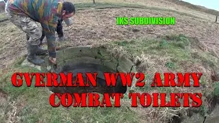 Genuine German Army WW2 Front Line Toilets - Found