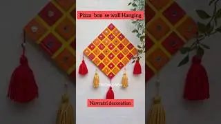 Easy Navratri Decoration❤ #bestoutofwaste #navratri #navratrispecial #crafter #shorts #trending #art