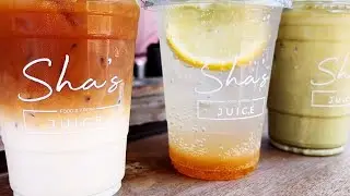 ASMR Cafe Vlog Mini Coffee Shop Sha's Food & Fresh Juice Slowbar | Tasty Inside Caf&eacute; Design Ideas