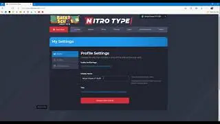 How to change your display name on Nitro Type