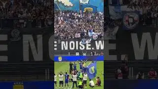 Setelah Pertandingan Selesai Dan Kemenangan Untuk PERSIB BANDUNG Beckham Putra Melakukan Viking Clap