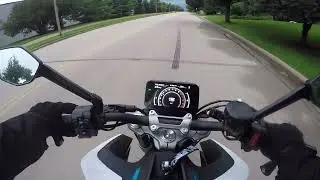 CFMoto 450nk acceleration 