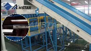 2000kg/hr HDPE Rigid Plastic Crushing & Washing Line