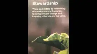 Starbucks Core Values?  Environmental Stewardship