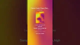 Cotton Candy Chaos (Text Back)    New music   2026   Official Lyrics