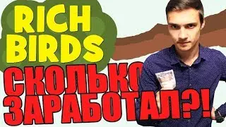 СКОЛЬКО Я ЗАРАБОТАЛ ЗА 1 МЕСЯЦ RICH BIRD Рич бёрдс