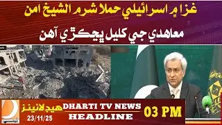 Israeli attacks in Gaza blatantly violate the Sharm El-Sheikh peace deal.| 03 PM Headline