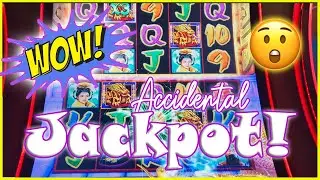 Accidental Bet Lands HUGE HANDPAY! Triple Fortune Dragon Rising