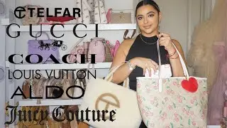 2023 HUGE BAG COLLECTION | LOUIS VUITTON, GUCCI, MK, KATE SPADE, ALDO, COACH, TJMAXX, BURLINGTON
