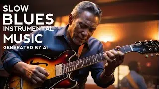 Slow Blues Instrumental Music - Generated by AI