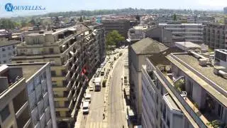 Flâneries Genève - Rue de Carouge vu du ciel