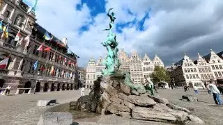 Take a Stroll Around the Beautiful Brabo Fountain in Antwerp