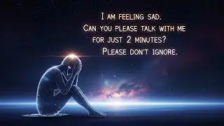 God says I am feeling sad Can you please talk with me for just 2 minutes Please don't ignore