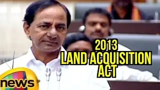 CM KCR Clarifies Janareddy Over 254 Article On 2013 Land Acquisition Act | Mango News